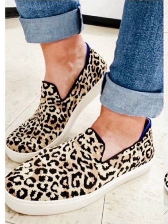 Rothy's Shoes - Rothy’s Leopard Print Camo Cat Slip On Sneakers  Casual * read